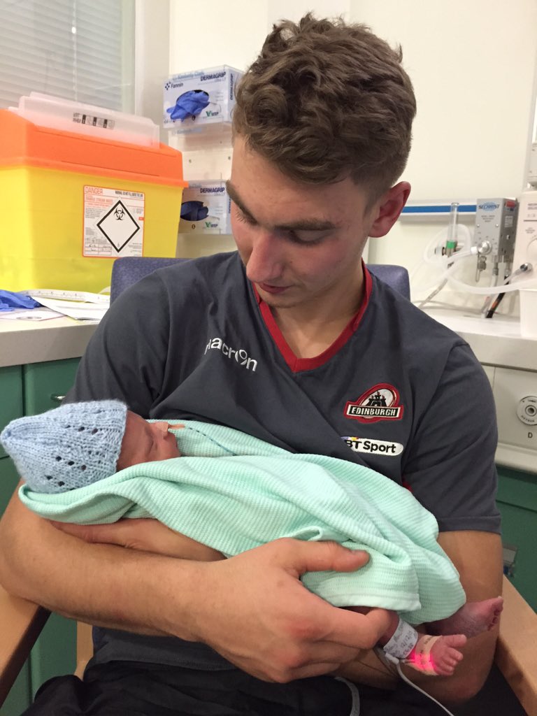 Jamie_T_Ritchie's tweet photo. What a couple of days! Shame about the result last night.Nothing cheers you up like meeting your son though!! https://t.co/bc1xuXj7Tc