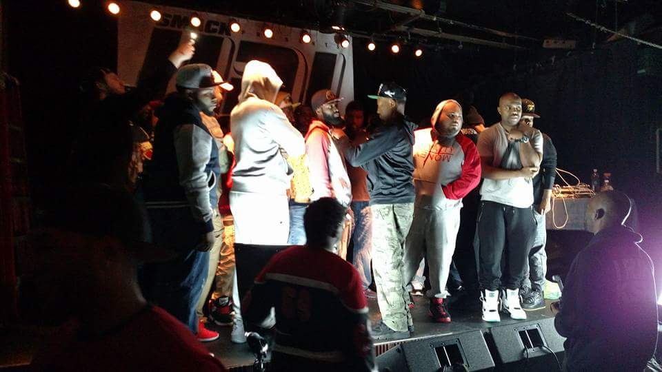 iBattlePromo's tweet photo. @battlerapdotcom live at the #URL #PGs.
@WordPlayBangZ_ vs #teewhy https://t.co/1HylPy8QOe