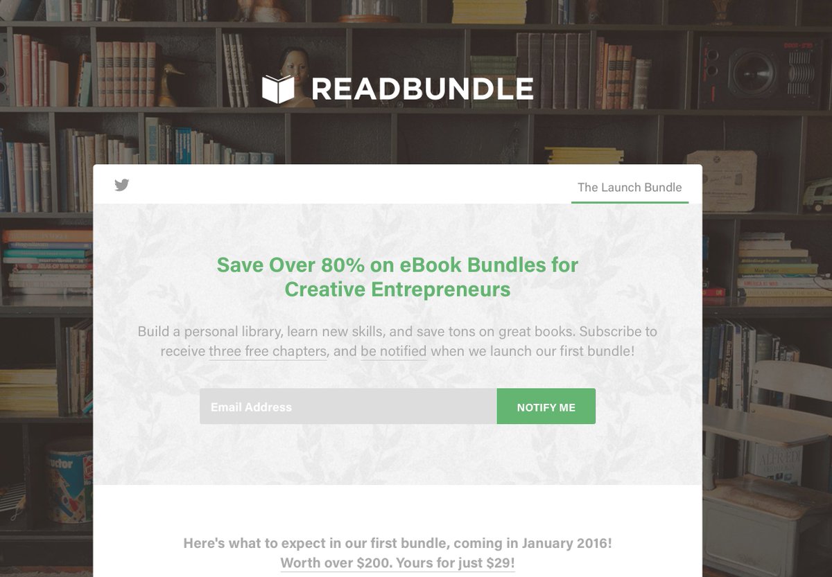 eadpters's tweet photo. A personal library for #entrepreneurs! @readbundle https://t.co/07x9xH4LOg
#startuplife https://t.co/583OhCNHLT