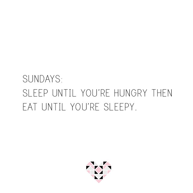 inthestyleUK's tweet photo. Basic Sunday rules👌🏻 https://t.co/sJbSHoc2zM