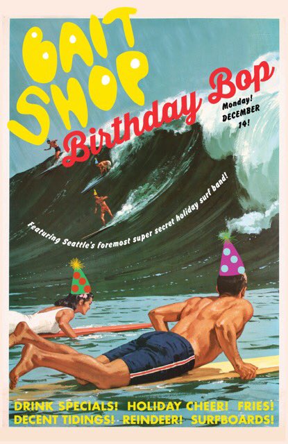 BaitShopSeattle's tweet photo. 3 YR BIRTHDAY BASH. TOMORROW! https://t.co/kk5bojlG5X