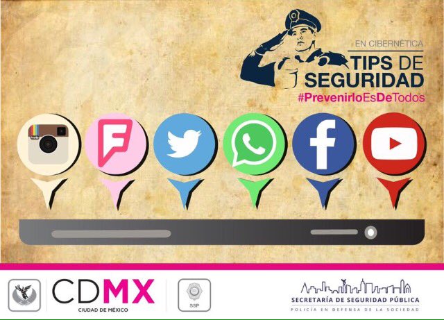 SSC_CDMX's tweet photo. #TipSSPDF Configura tu privacidad en redes sociales y cuida tu información. https://t.co/aHr3zCq6ni