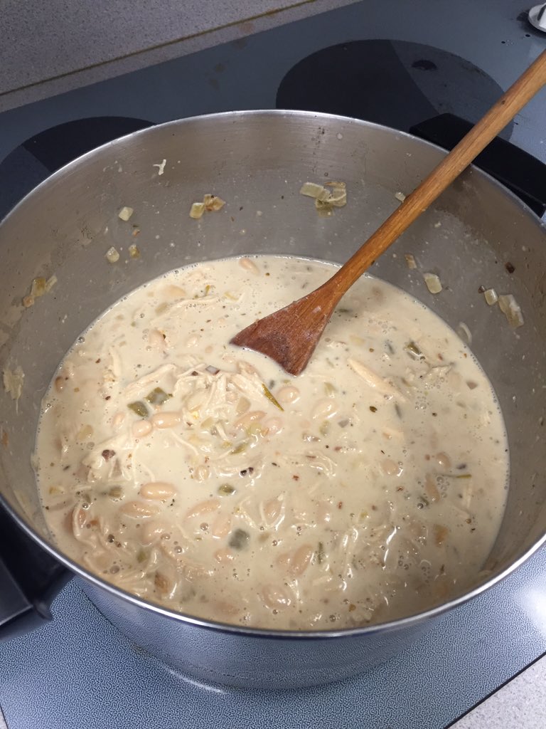 GHSCulinaryTeam's tweet image. We have been hard at work making White chicken chili (staff favorite)and minestrone soup for Wednesday. #PTSAlunch