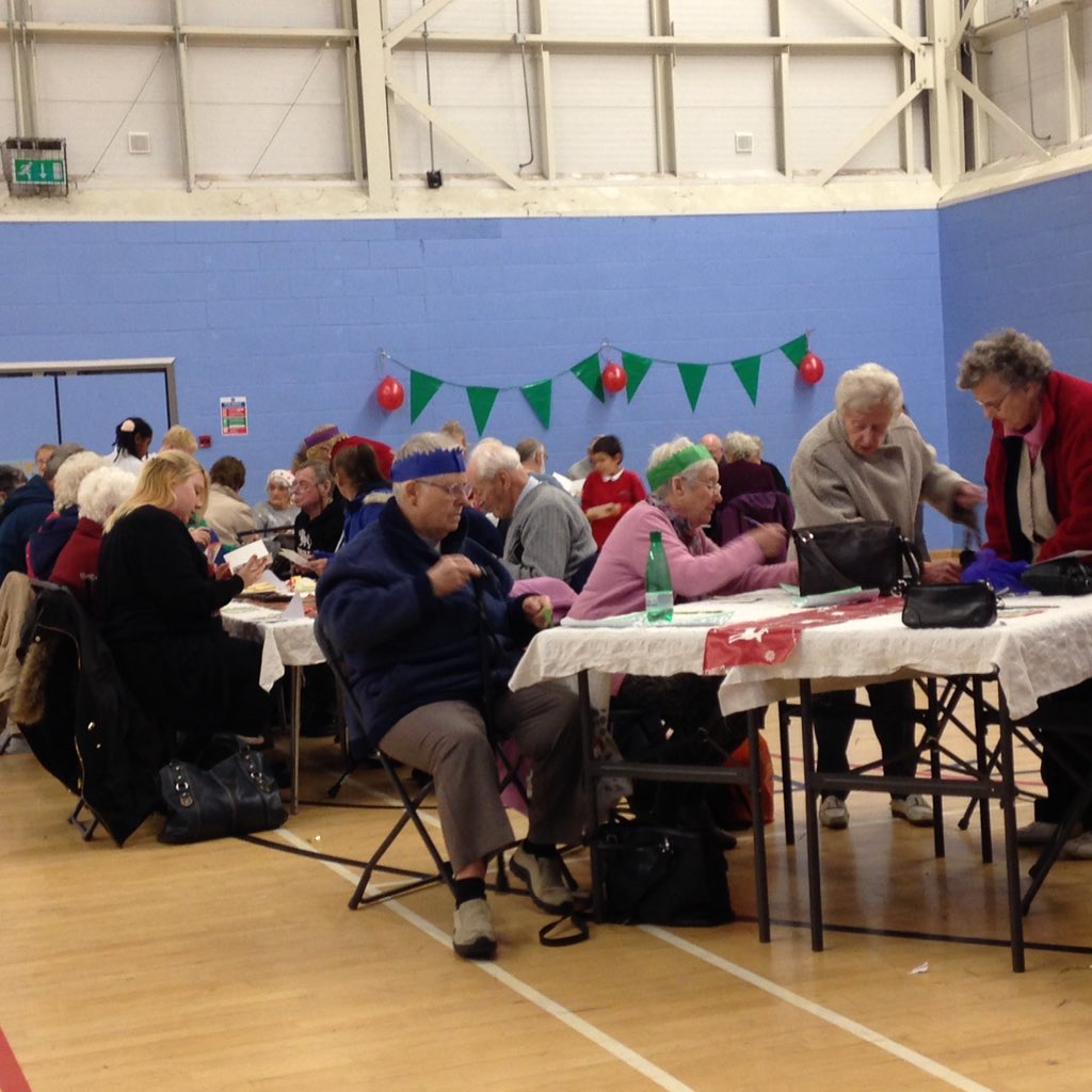 ASDA donated raffle prizes to local community Xmas tea dance #becauseitschristmas