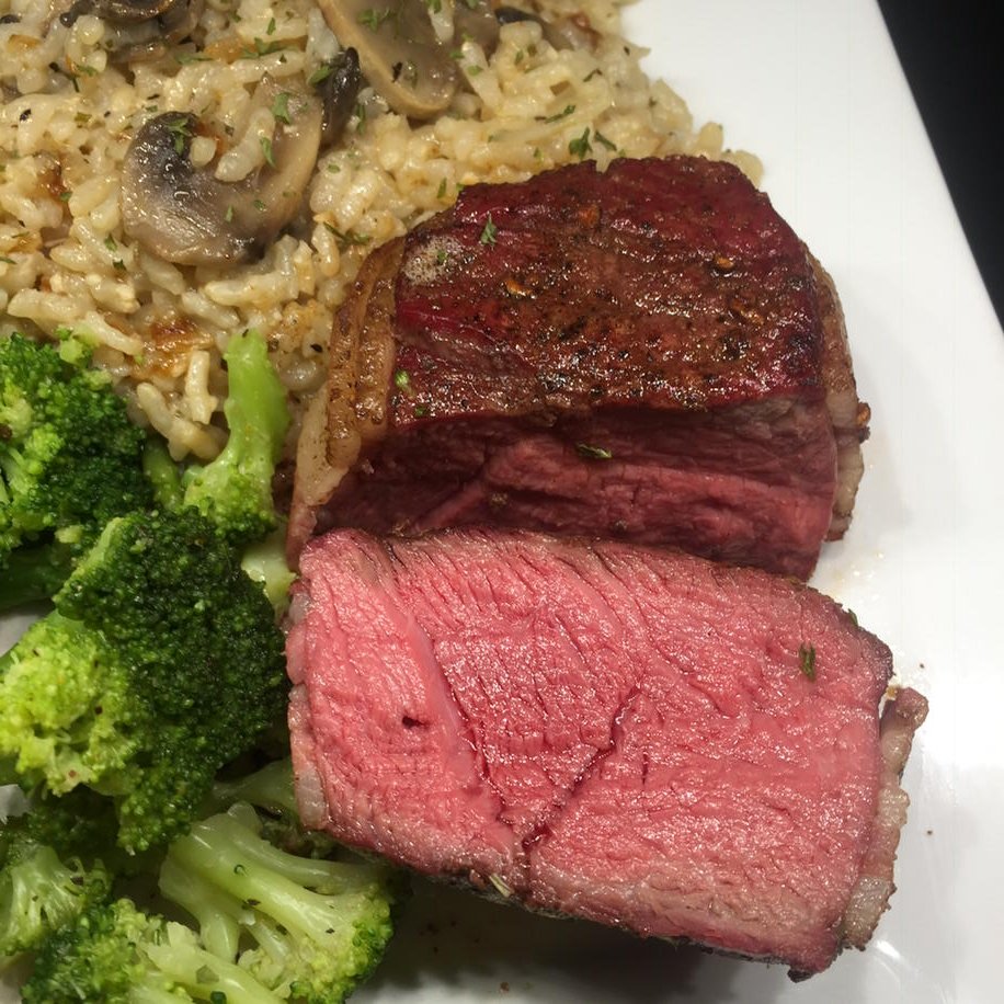 Tim Shelburn On Twitter Medium Rare Beef Filet Cooked On My Mini