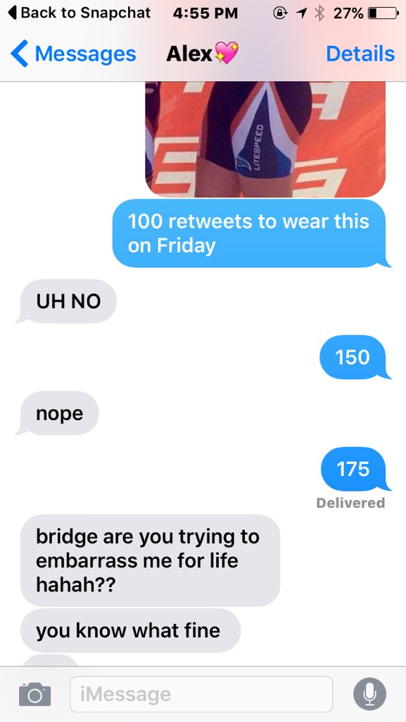 BWallenberger's tweet photo. RETWEET for @AlexLorenzTri to wear her tri suit to school Friday!! https://t.co/vpQPx4yCxB