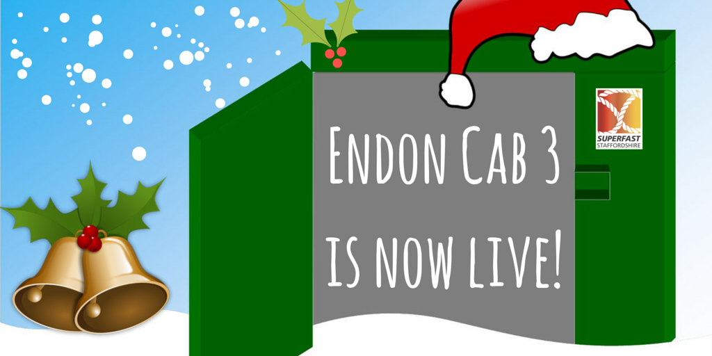 GigafastStaffs's tweet photo. Behind door 13 - #Endon cab 3 in #StocktonBrook is now live, serving 200+ premises. Order now! #SuperfastAdvent https://t.co/XQZA2U8bky