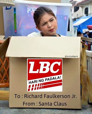 HaideGalo's tweet photo. Ang bait talaga ni Santa! Ipapadala na nya yung wish ni @aldenrichards02 ngayong Pasko! "All I want ISSUE @mainedcm" https://t.co/9pf9inFovb