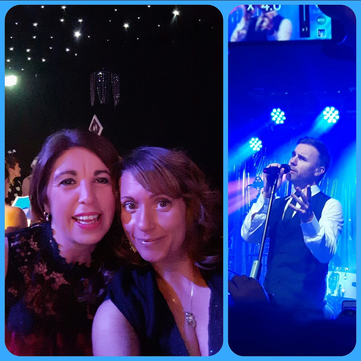 LancsLass_Maria's tweet photo. Look at us all done up @barlowlookalike @GaryBarlow @KarenColl #AlpineBall See ya Fri Dan @RobertosSouthpo x😉😘🎉🎄❄🎅🍷x https://t.co/BVe2Hc4APJ