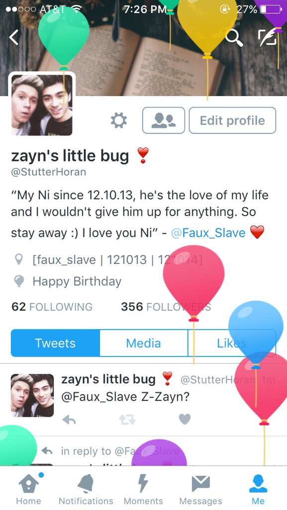 StutterHoran's tweet image. Thanks Twitter 🎈