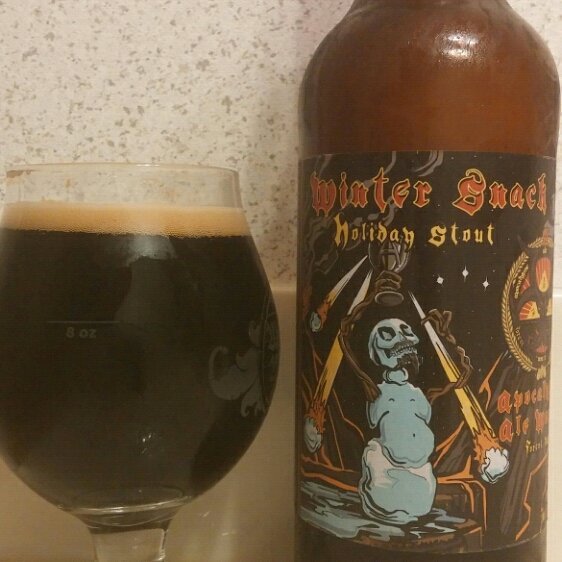 CheersVA's tweet photo. #apocolypsealeworks "Winter Snack" Holiday Imperial Stout. #craftbeer #craftbrew #beer #be… https://t.co/8wZQwJisxm https://t.co/CkPci9w4G8