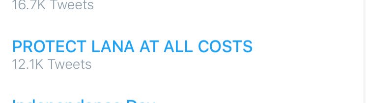OUAT_Fanatics's tweet photo. update: "PROTECT LANA AT ALL COSTS" is trending worldwide. @LanaParrilla ❤️ https://t.co/0dRgU7BHb6