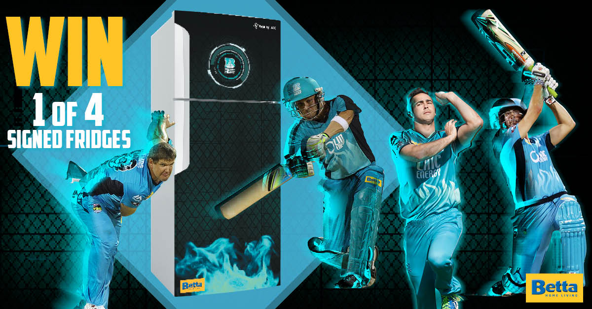Thats_Betta's tweet image. WIN 1 of 4 signed @HeatBBL fridges at each home game! Stop by the Betta Marquee @ The Gabba on 19 Dec to enter!