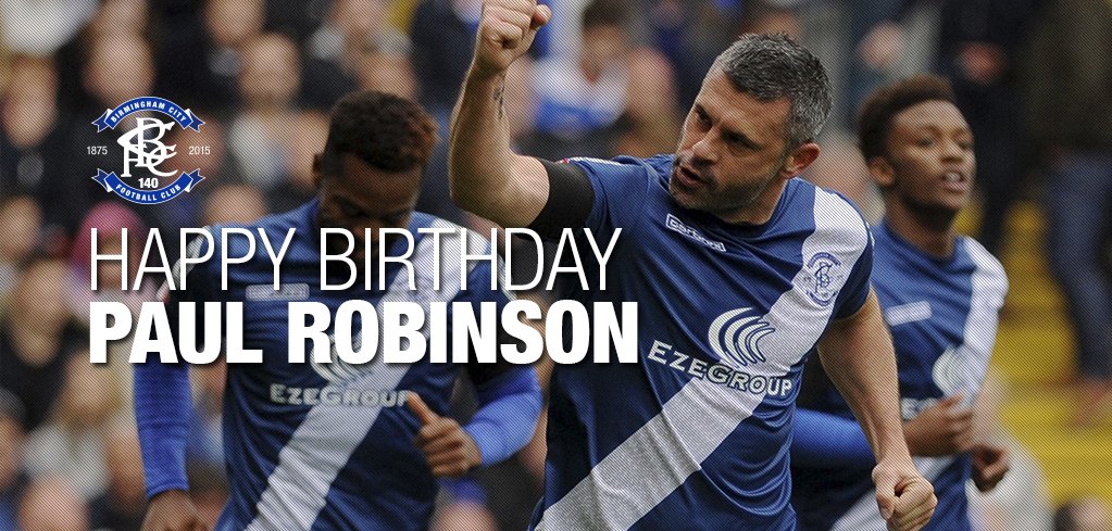 Happy Birthday to Club Captain Paul Robinson ( who turns 37 today 