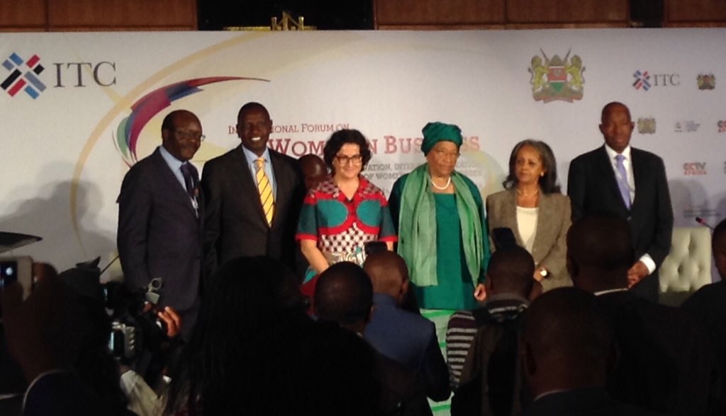 scheafferoo's tweet photo. First panel Ellen Johnson Sirleaf @WilliamsRuto @AranchaGlezLaya @ITCnews @siasaplace #MC10Nairobi #MC10PolicyMeza https://t.co/Y5oBrXZ74F