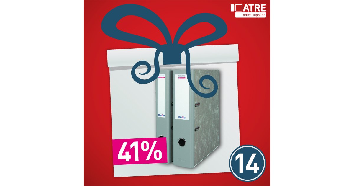 ATREOffice's tweet photo. #calendariodellavvento: solo per oggi, #sconto del 41% sui classeur federali di @biella_ch! https://t.co/loCofVkKBG https://t.co/35FpQuk2Yb