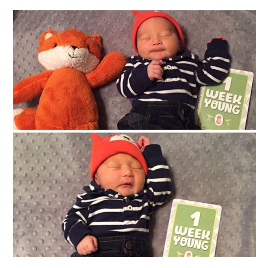 peanutscards's tweet photo. 1 Week Young. Cause when you're counting in weeks you sure aren't old! https://t.co/steKDPruMV https://t.co/QTuyWH3rCb