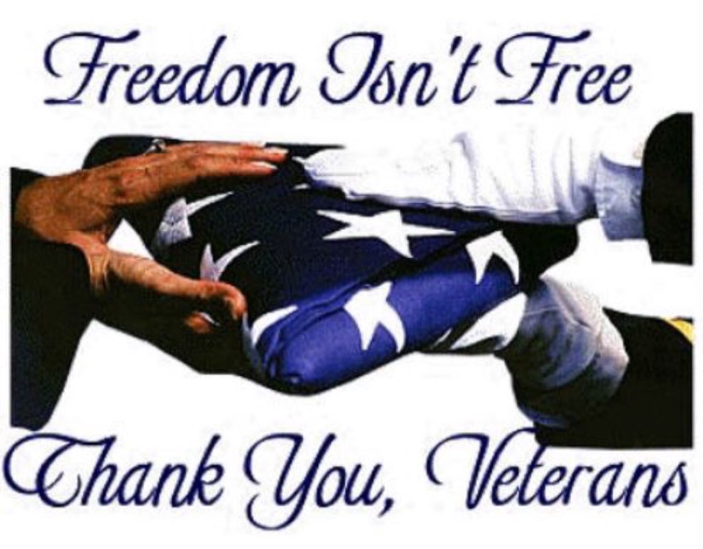 ToniAndRJ's tweet photo. 🇺🇸 land of the free because of the brave. 🇺🇸 Thank you Veterans https://t.co/JsihiMY3vz