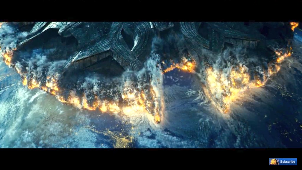 人間食べ食べカエル Twitterren インデペンデンス デイ 2 母船が直接地球に乗り込むのか それか前作の母船級の大きさの特攻部隊か ともかくデカすぎて地球に収まりきらない宇宙船のインパクトがヤバイ 勝てる気がしない ただの 大統領演説でなく ハイパー大統領