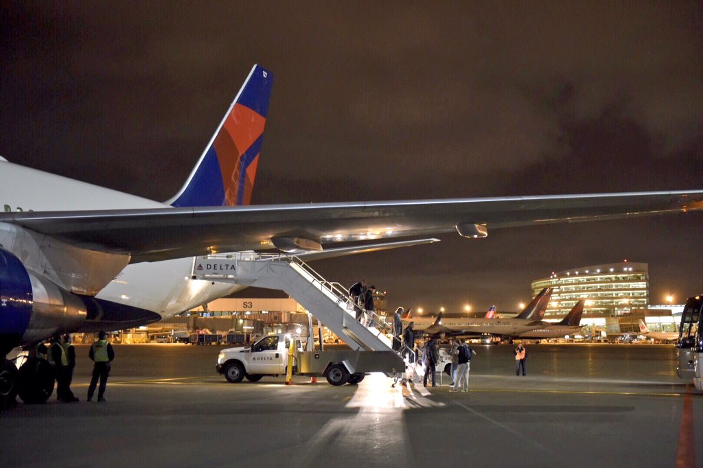 Seahawks's tweet photo. #Touchdown! 

The #Seahawks have landed safely back home in Seattle.

#SEAvsBAL https://t.co/P5K4uu38dn