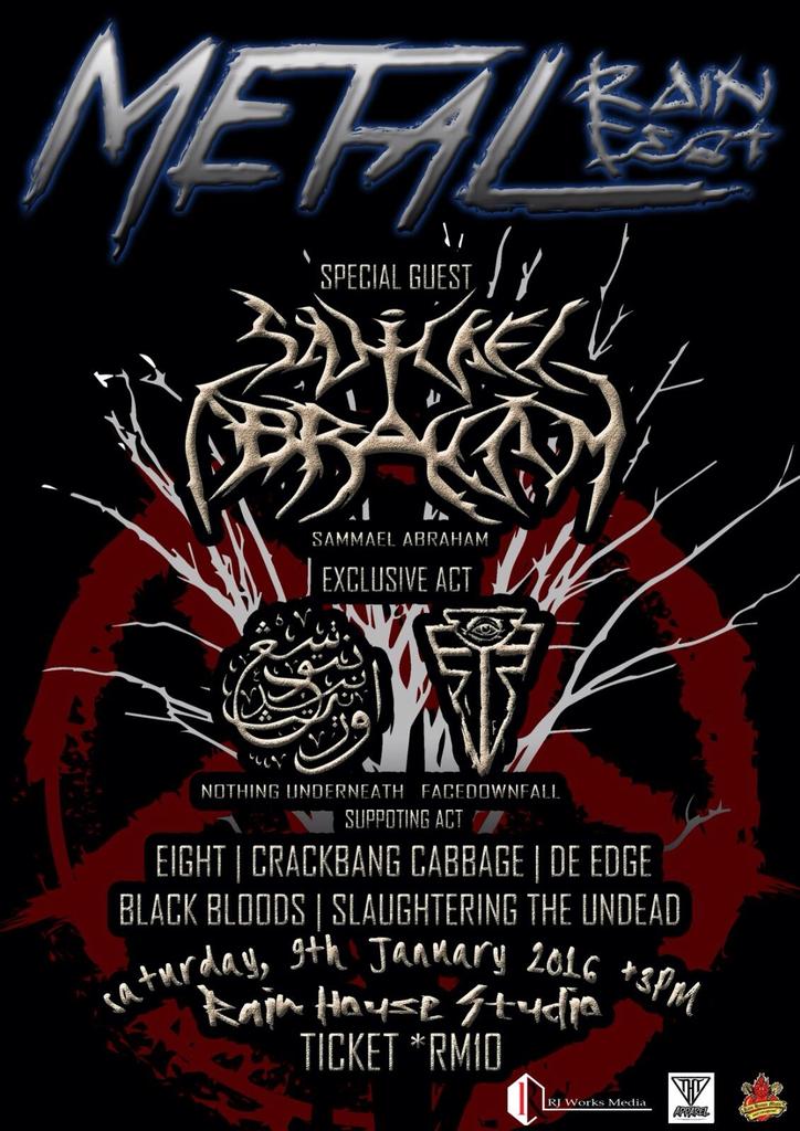 we gonna back to stage.see you at rain house ipoh  9/1/2016 at 3 p.m.we perform at 8.30 pm #deathcore