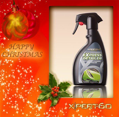 #expressdetailer gives you a shinny #Christmas, get it from: goo.gl/8RMikk. #xpert60 #waterlesscarwash ^5