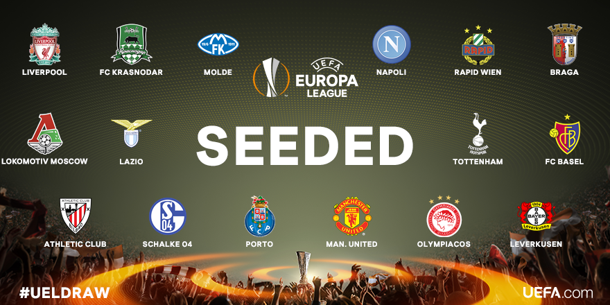Huge names among the seeded teams for the #UELdraw...