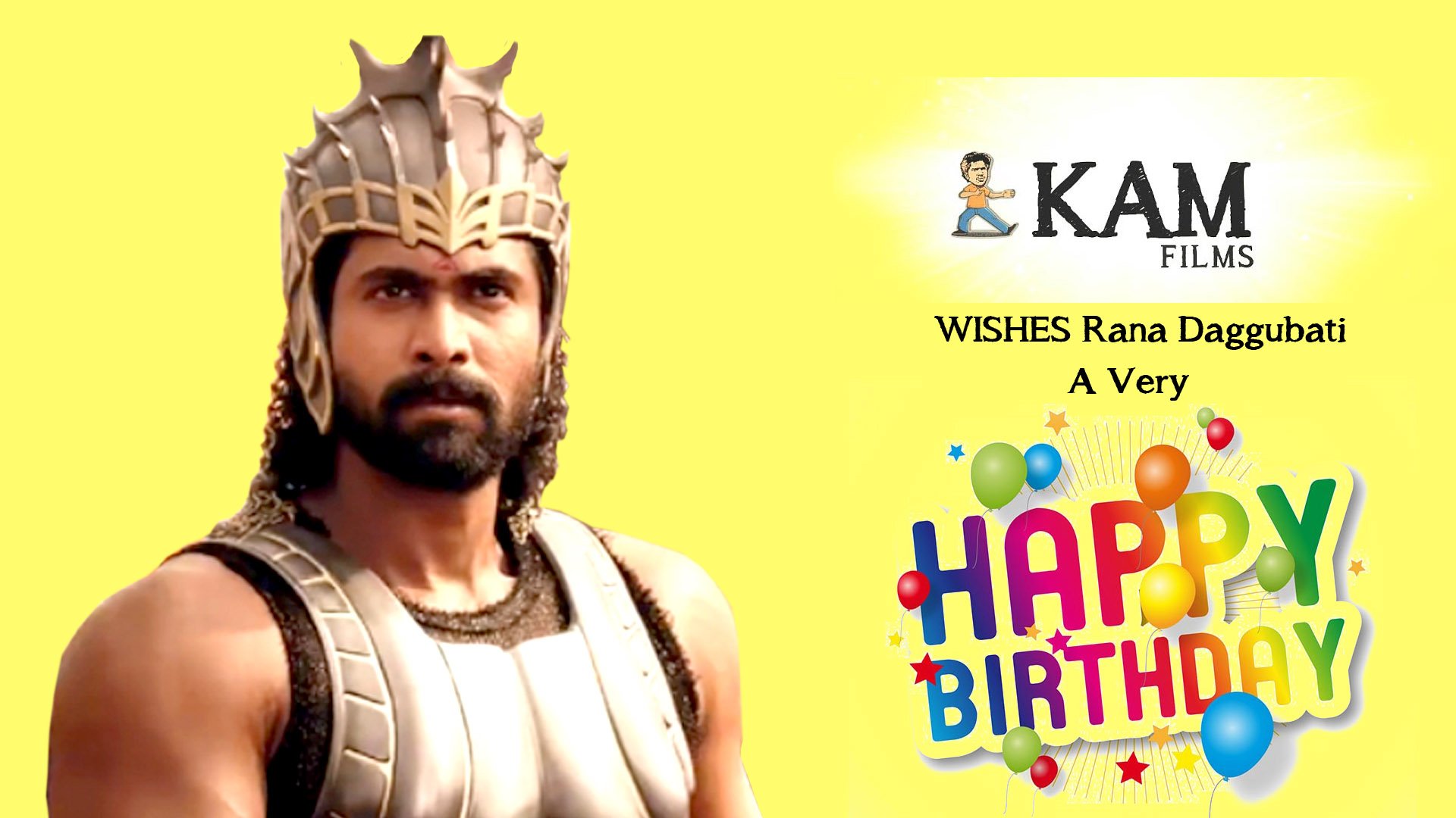 Wishing A very Happy Birthday Mr. Rana Daggubati Sir. 