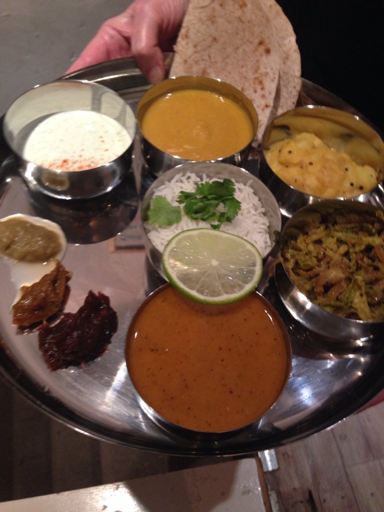 Preparing for another Pop-up Cafe this Friday18th. Places still free for 6.15pm. Vegan, fish and meat Thali options.