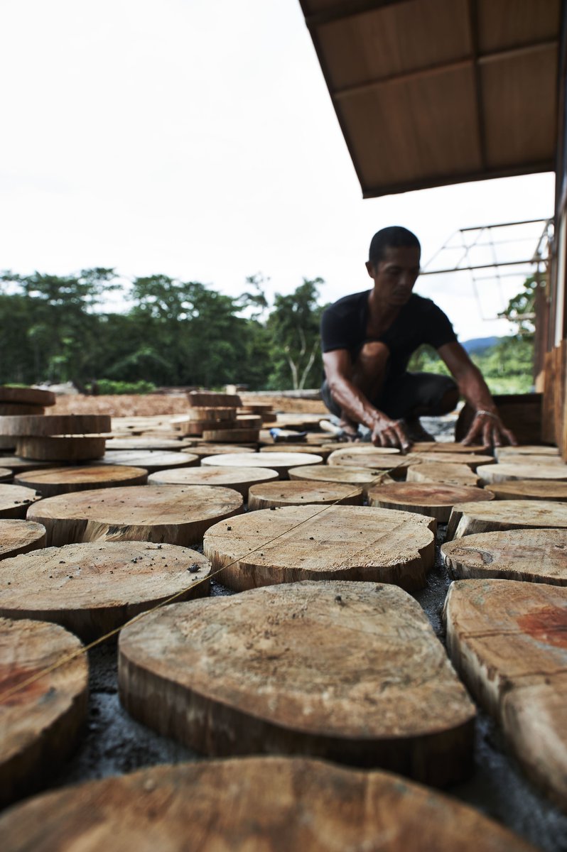 Glamping Kongkoi On Twitter In The Midst Of Laying Wood Slices To Give Glampingkongkoi A Rustic Character Glamping Travel Jelebu Outdoors Https T Co Tdb8xgzsms