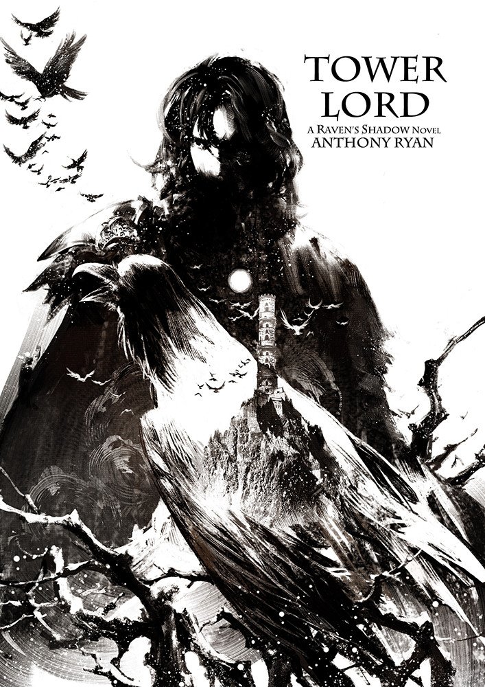 Cover for Tower Lord(A Raven's Shadow Novel #2,Chinese Edition).and some detail. 