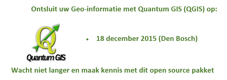 clstrainingen's tweet image. #GIS volgers opgelet: Cursus #QuantumGIS (#QGIS) op 18 december in Den Bosch cls-trainingen.nl/opleidingen-en…