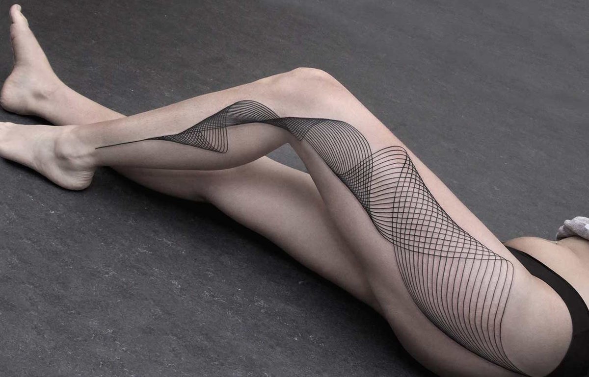ssilbing's tweet photo. Spectral Shaped Tattoos #DotsToLines #ChaimMachlev https://t.co/SbPdcHF3s4
