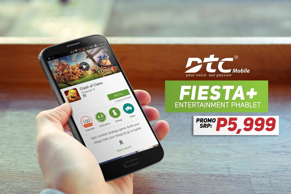 dtcmobileph's tweet photo. Experience the latest apps on a clear and large HD display with the DTC Fiesta Plus! #DTCmobile #android #technology https://t.co/87E3LzDu5b
