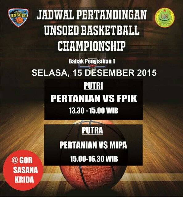 uor_unsoed's tweet photo. Jgn lupa datang dan dukung tim basket pertanian ya di event UBC. Pertanian ? Dukung atlet pertanian @FapertaUltras https://t.co/sMbYGXCYOf