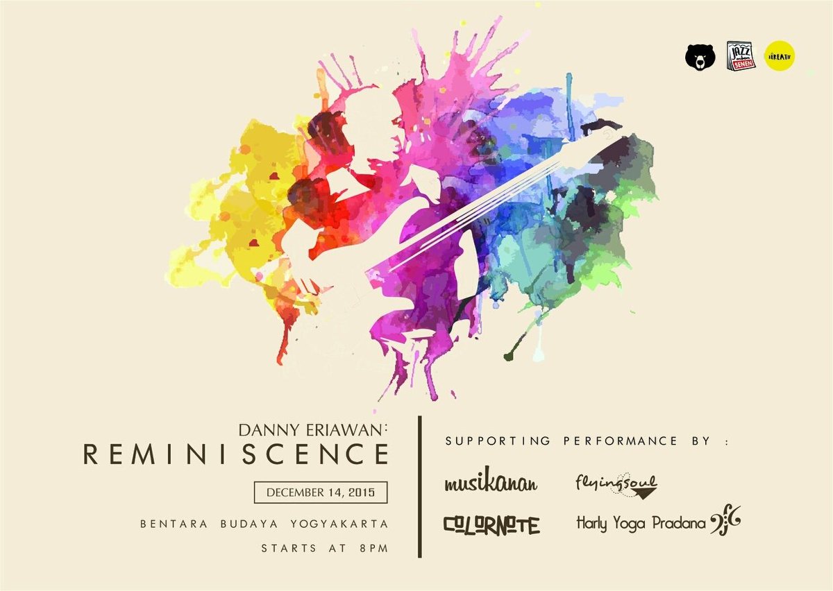 Showcase dan Rilis Album Digital

Danny Eriawan:
REMINISCENCE

Senin, 14 Des '15
Bentara Budaya Yk
Mulai pukul 20:00