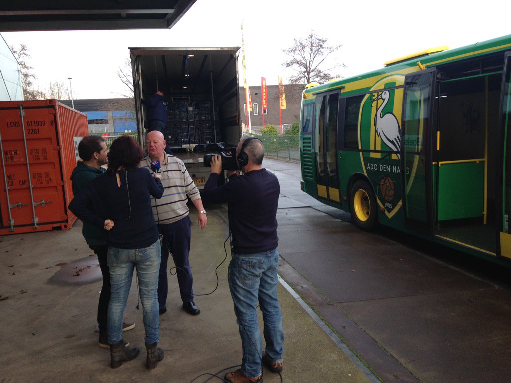 Tis druk@omroepwest, ADO komt langs met spullen EN Duivenvoorde komt met n lading v Hoogvliet#vb15