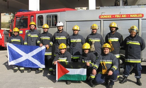 Palestine, Israel, Scotland … firefighting that knows no borders | bit.ly/1lHK9FZ @FBUScotland