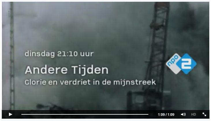 Di 15.12 <a href="/AndereTijden/">Andere Tijden</a> ‘Glorie en verdriet in de Mijnstreek’: ow.ly/VQl1H < om 21u10 <a href="/NPO2/">NPO 2</a> #M2015