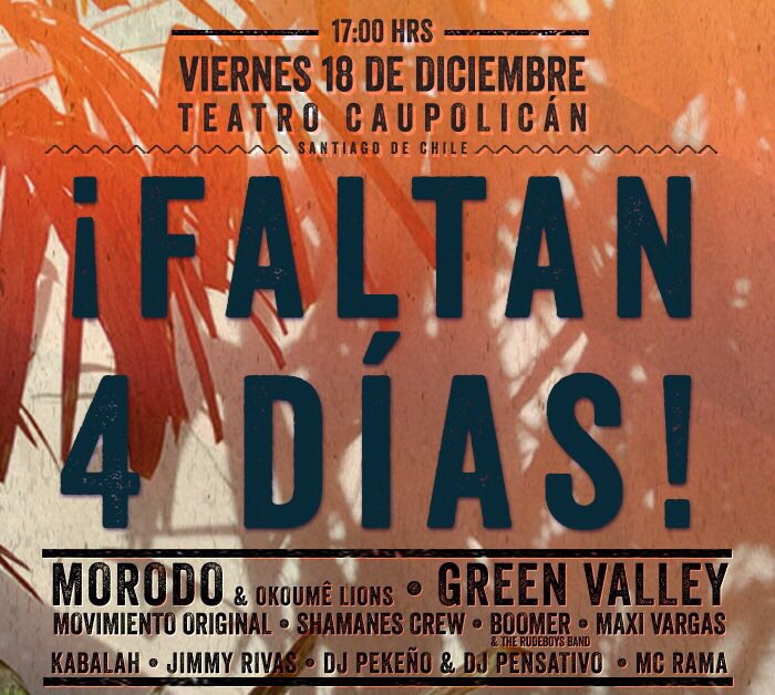 RadioCarolina's tweet photo. Ahora RT #CarolinaMeLlevaaMorodo 
@Jotahenriquez y @RamaChile te regalan tickets en #Caidodelkatre https://t.co/cuMkIYOb7t