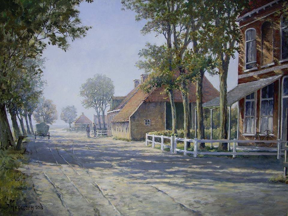 Expositie van schilder Marius van Delden in Galerie Ogygia op Schiermonnikoog t/m 31 januari 2016