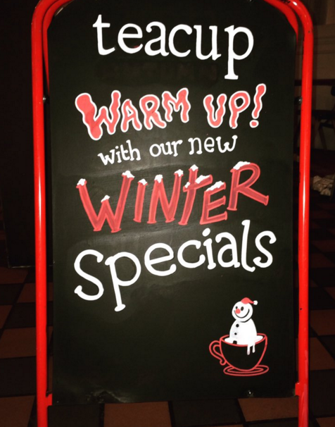 EdgeStNQ's tweet photo. Have you tried @teacupandcakes winter  warmers yet? Go on, treat yourself! #EdgeStNQ https://t.co/Dp8NdpRKEU