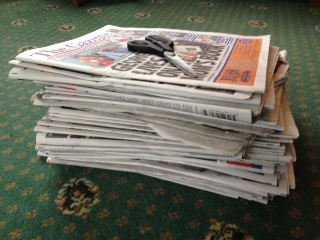 JonathonTaylor1's tweet image. Wish I'd kept more up to date with my cuttings.. #JournalistProblems