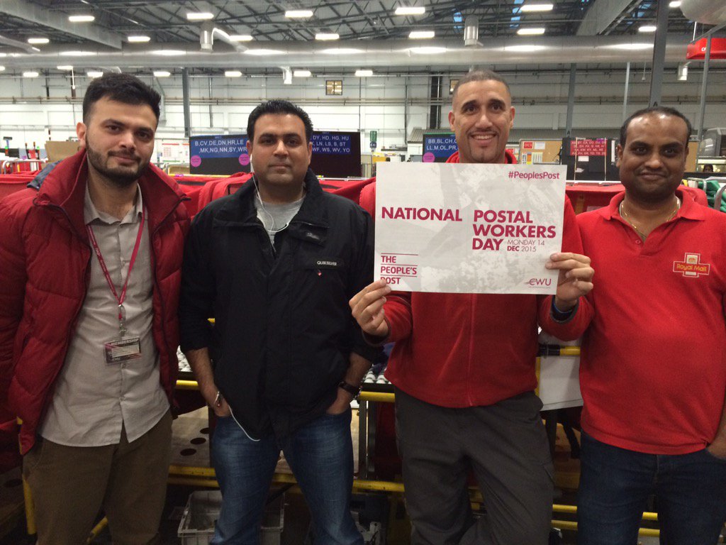 Khurram Khan Twitterren "Sorting packets at Jubilee Mail Centre