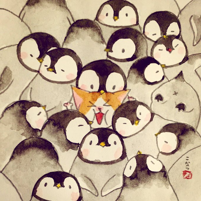 「ペンギン」のTwitter画像/イラスト(古い順｜RT&Fav:50)