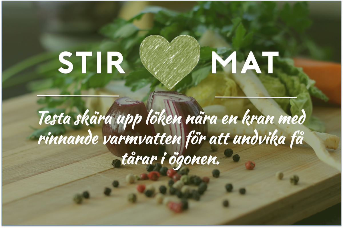 Stiritapp's tweet image. Ett knep för kvällens middag kanske? #mat #lunch #middag