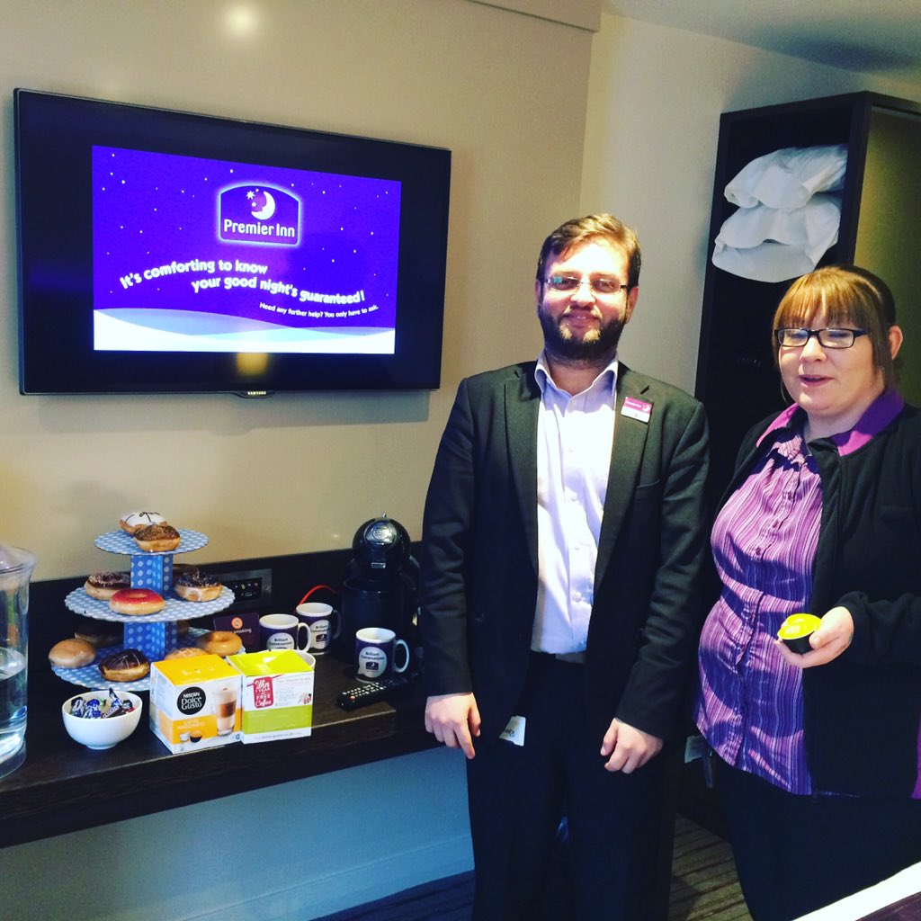 Our open day and refurb relaunch today #premierinn <a href="/AndyFr4ncis/">AndyFr4ncis</a> #Cozy #sleep
