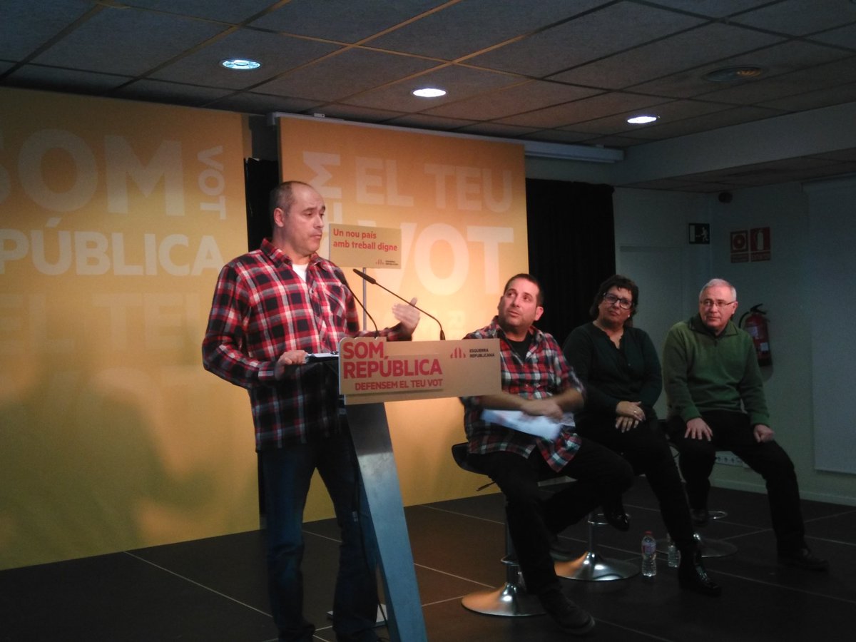 Esquerra_ERC's tweet photo. .@jsalvadorduch: 'A Madrid anem a defensar els valors republicans, Catalunya i la seva gent!' #20D #SomRepública https://t.co/vllwJGmAak