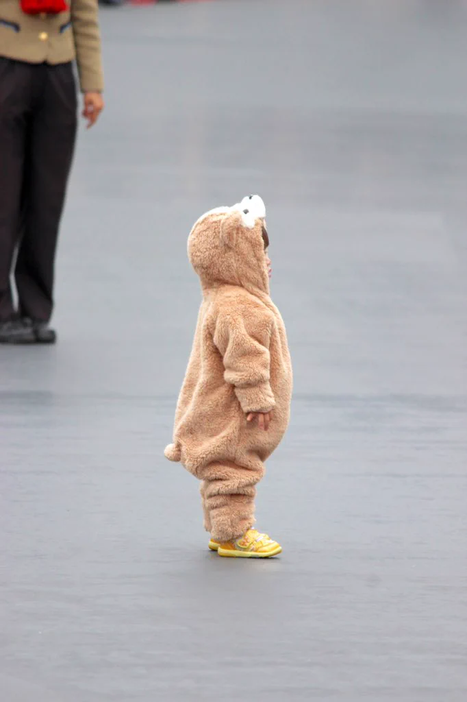 ”ダッフィー”の服を着るこの子可愛すぎなんですけど‼️