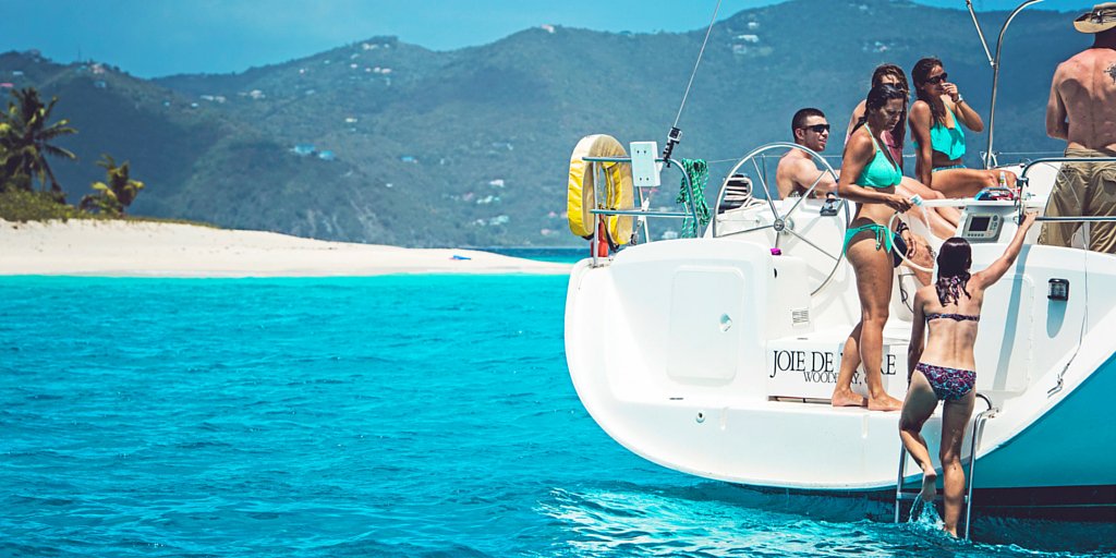 View the true colours of the Caribbean Sea on board a boat! Turquoise is #BetterOnBoard antlos.com/betteronboard